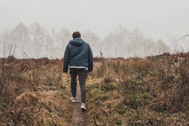 ilustrasi pria hiking (pexels.com/Tamar Willoughby) 