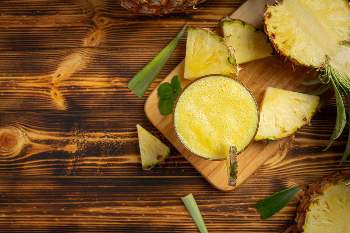 ilustrasi pineapple sorbet