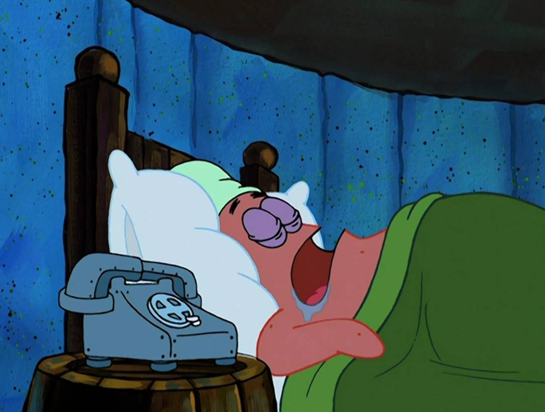 Cuplikan Patrick yang hobi tidur-tiduran saja di rumahnya (dok. Nickelodeon/ SpongeBob SquarePants)