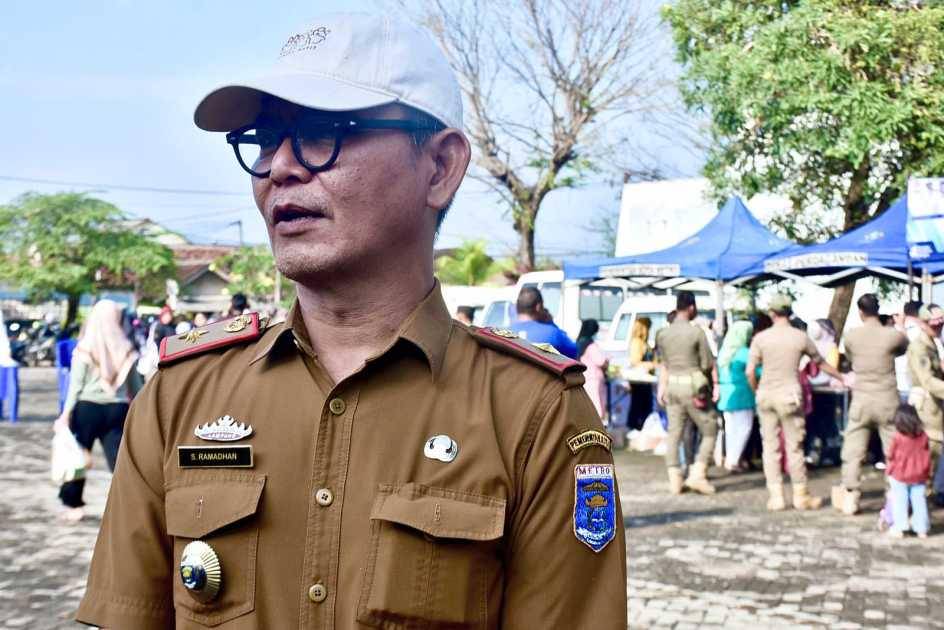 Pemerintah Kota Metro Melalui Dinas Perdagangan Gelar Operasi Pasar Murah