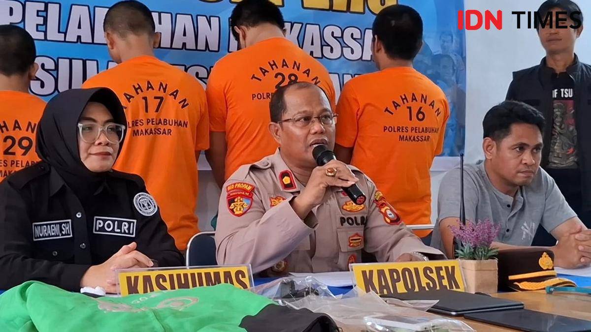 Resedivis pemalsu tike kapal laut di Makassar ditangkap polisi, Rabu (6/8/2025)