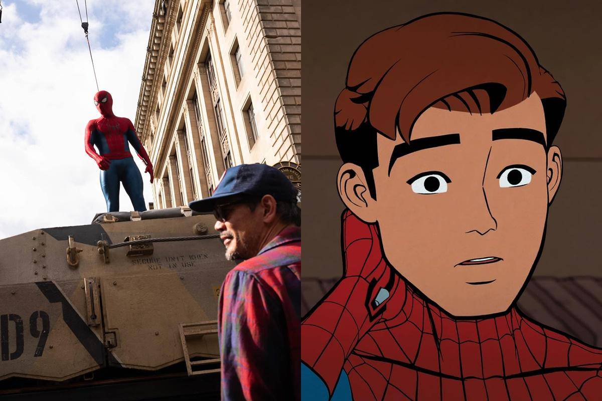 kolase foto Spider-Man