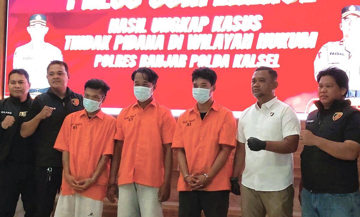 Polres Banjar ungkap kasus penjambretan yang meresahkan warga