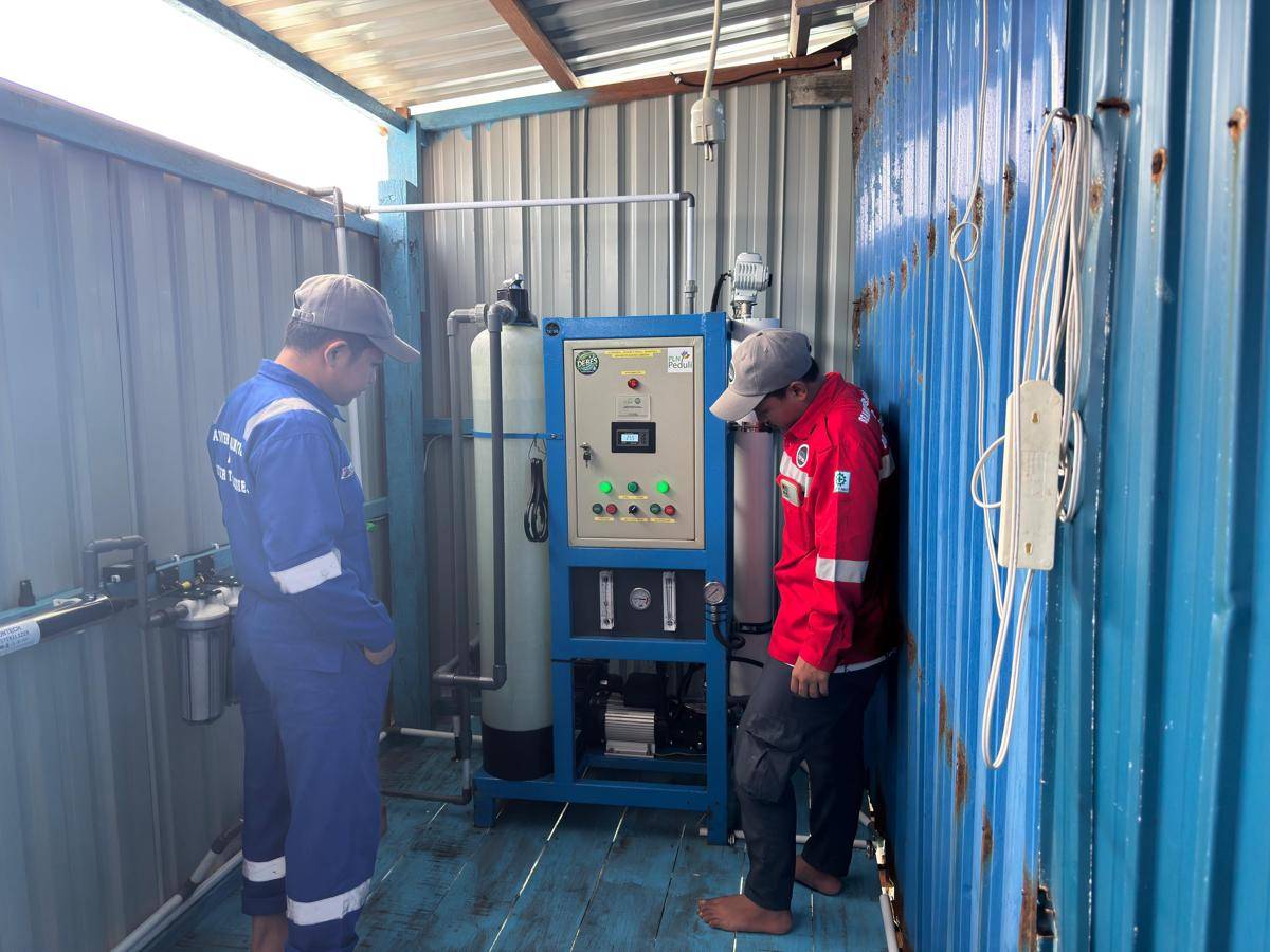Energi diperoleh dari Pembangkit Listrik Tenaga Surya (PLTS) berkapasitas 4,4 kiloWatt peak (kWp) kWp dan baterai 4,8 kiloWatt hour (kWh). (Dok. Istimewa)