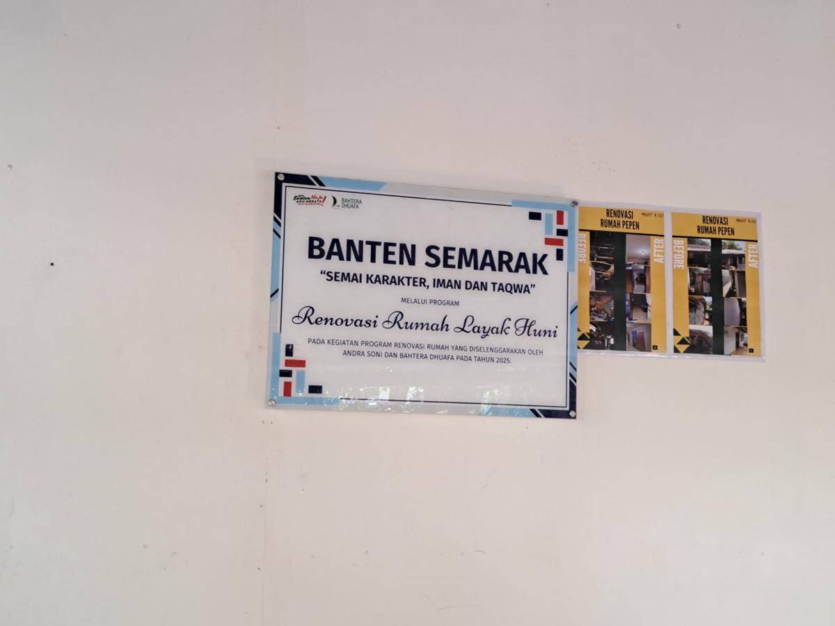 Program bedah rumah di Tangerang 