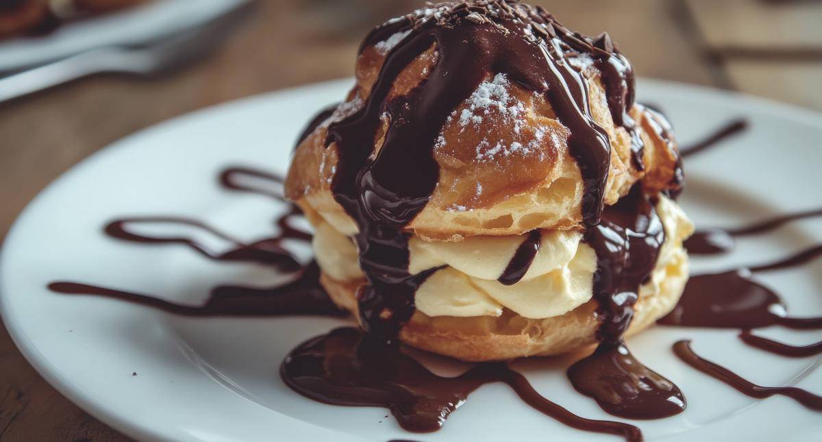 ilustrasi profiteroles (vecteezy.com/Oleg Gapeenko)