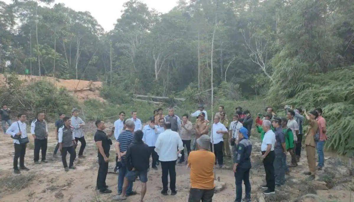 Peninjauan permasalahan tapal Batas di wilayah Batang Hari Leko (Dok: istimewa)