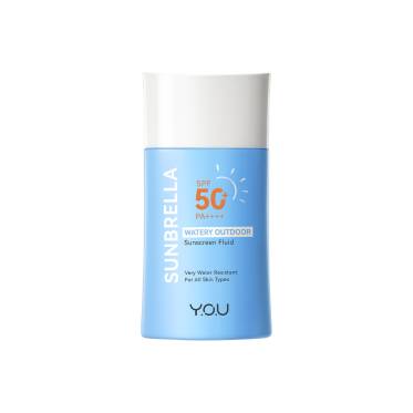 Y.O.U SUNBRELLA Watery Outdoor Sunscreen Fluid (lazada.co.id/YOU BEAUTY) 