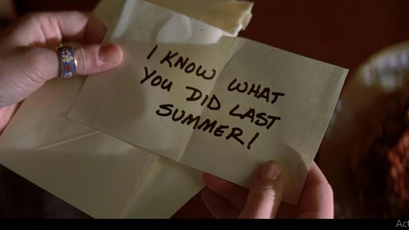 cuplikan film I Know What You Did Last Summer