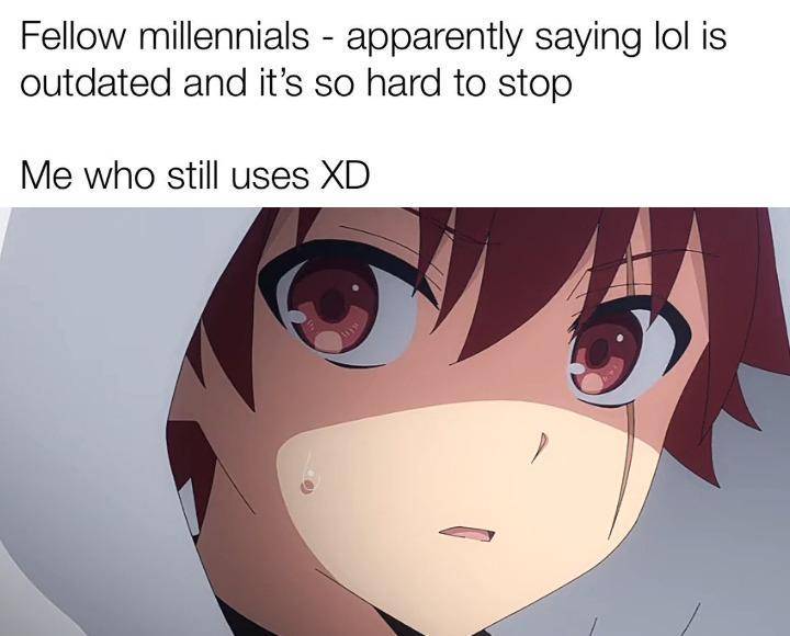 meme anime generasi milenial 