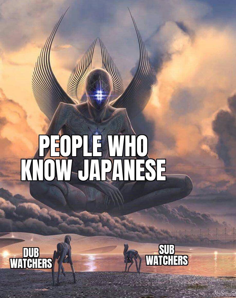meme nonton anime versi dubbing