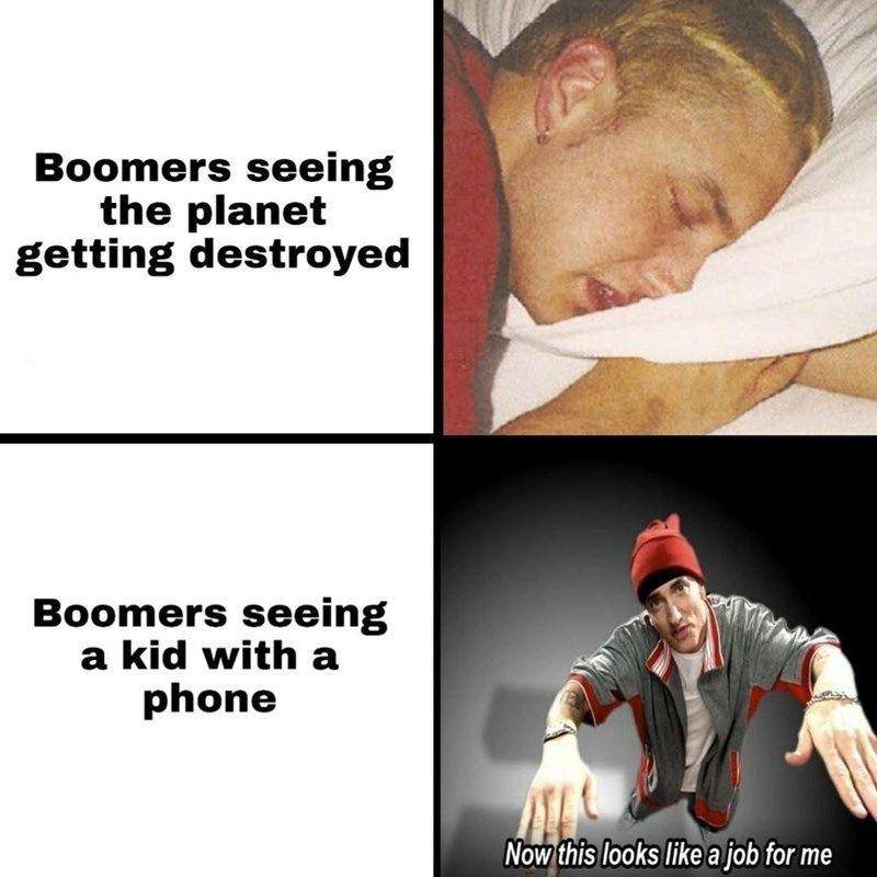 meme kocak baby boomers 