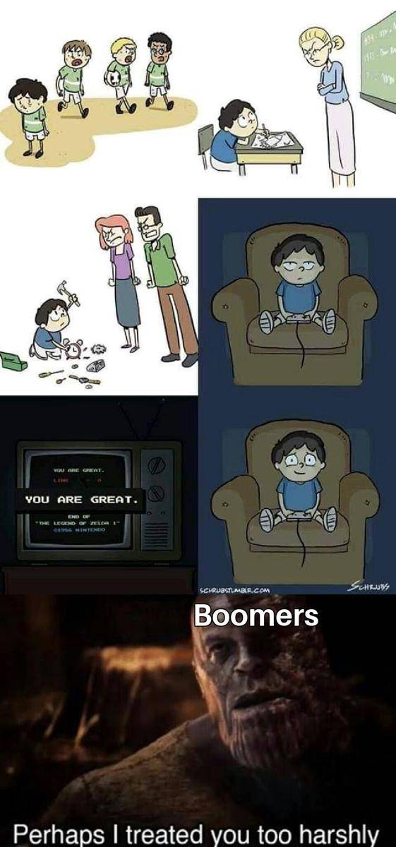 meme kocak baby boomers 