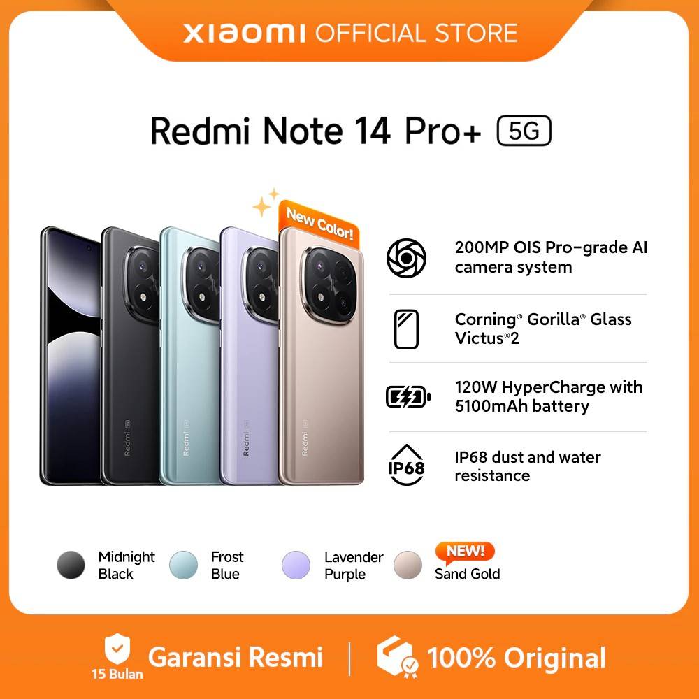 Xiaomi Redmi Note 14 Pro+ 5G (shopee.co.id/Xiaomi Official Store)