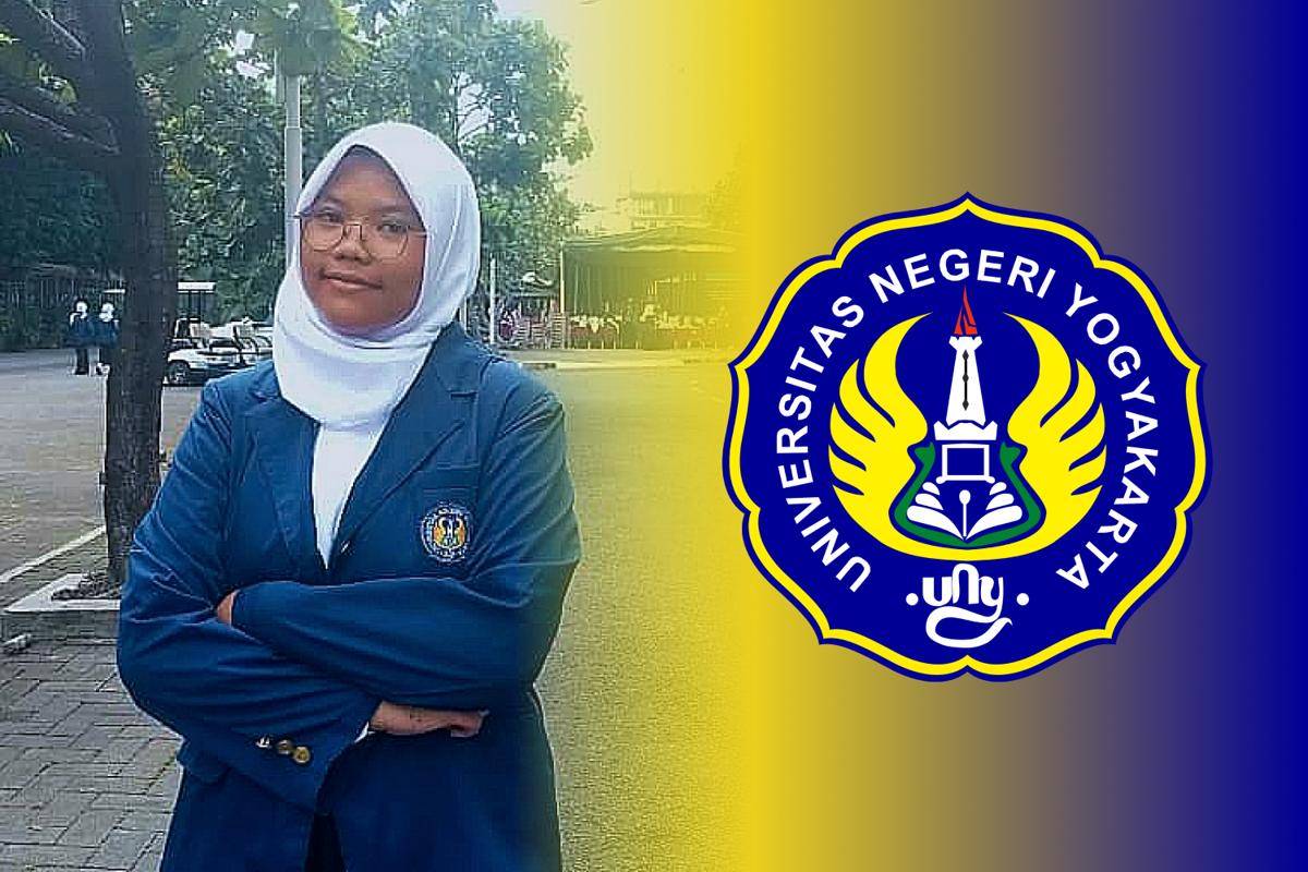 Fairuz Khalishah Sastaviana jadi mahasiswa termuda UNY di usia 16 tahun. (uny.ac.id)