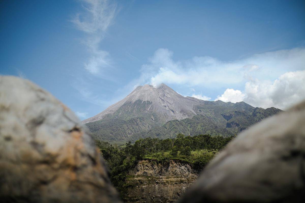 potret Gunung Merapi 