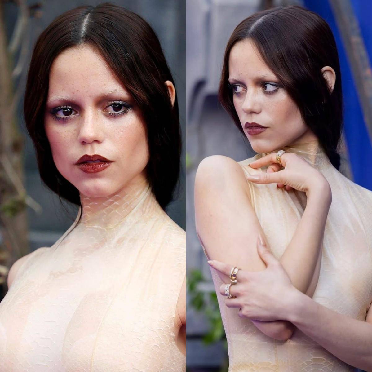Inspirasi bleached brows ala Jenna Ortega (instagram.com/jennaortega)