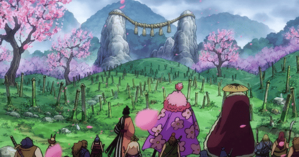 Pemakaman Kuri di Negara Wano (dok. Toei Animation/One Piece)