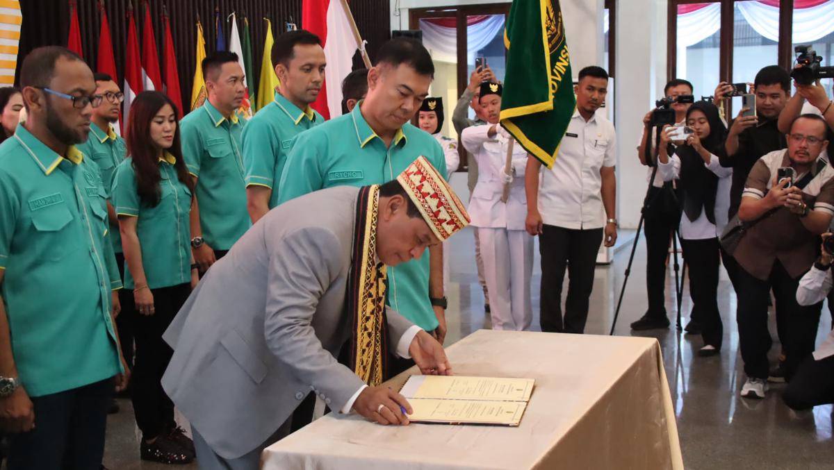 Rycko Menoza saat menjadi ketua PELTI Lampung. (IDN Times/istimewa)