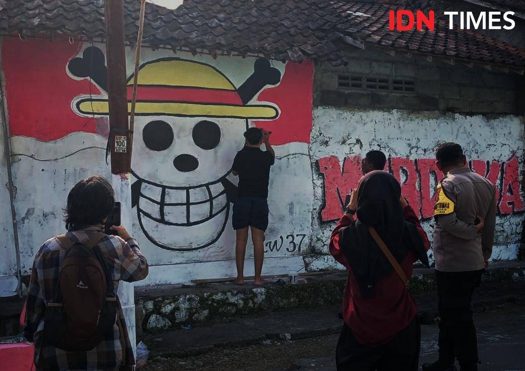 Warga diminta aparat hapus mural One Piece di Sleman