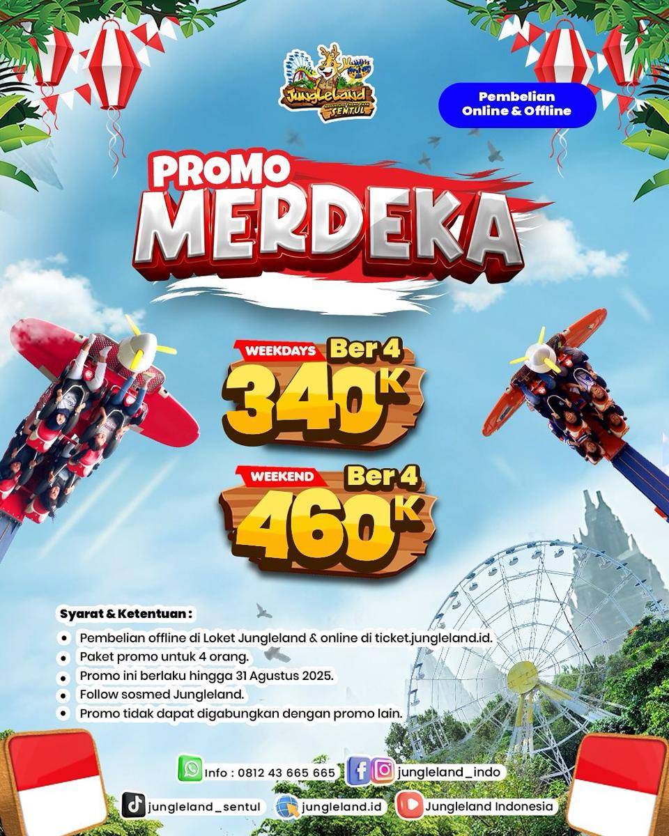 promo Jungleland Adventure Theme Park 