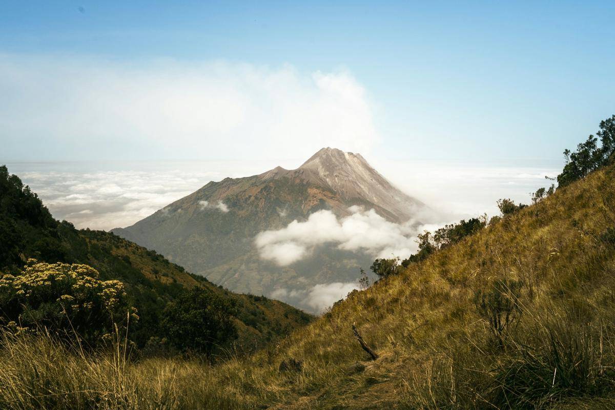 potret Gunung Merapi 