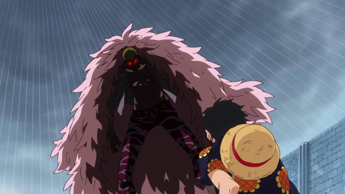 Luffy vs Doflamingo (dok. Toei Animation/One Piece)