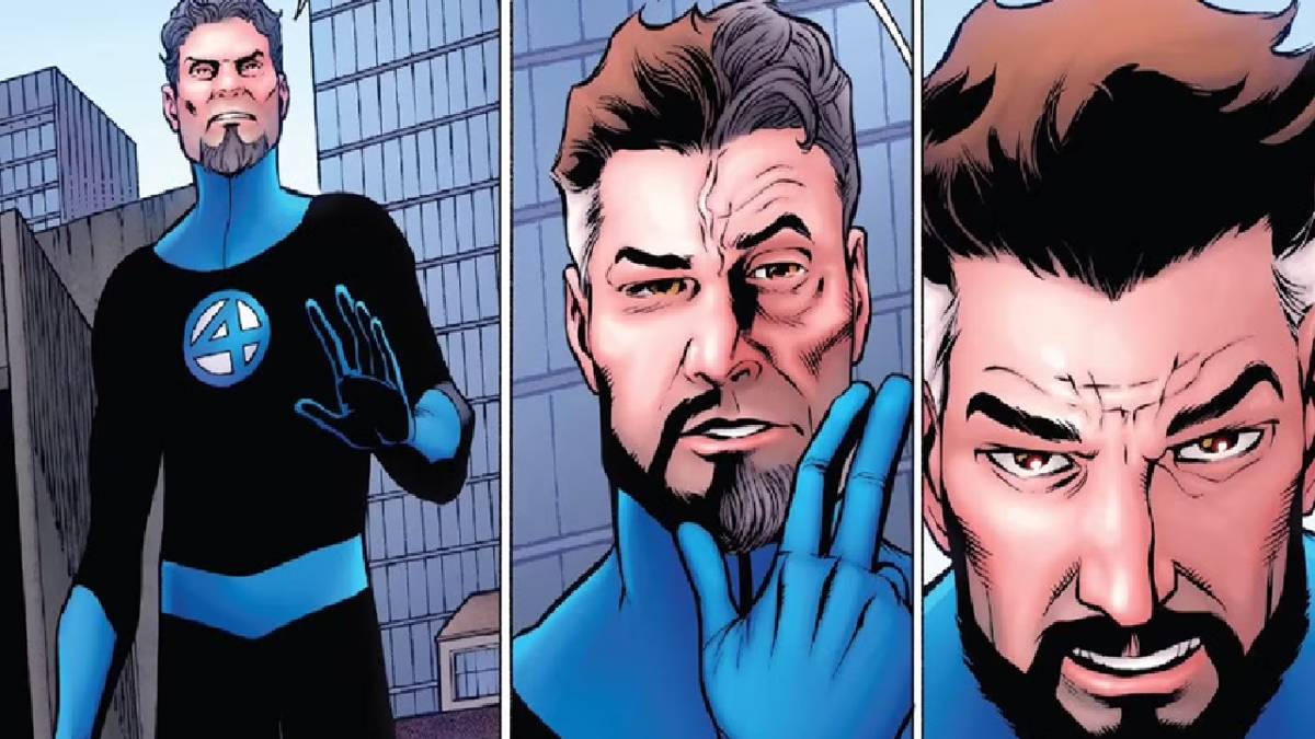 Reed Richards mengubah wajahnya 