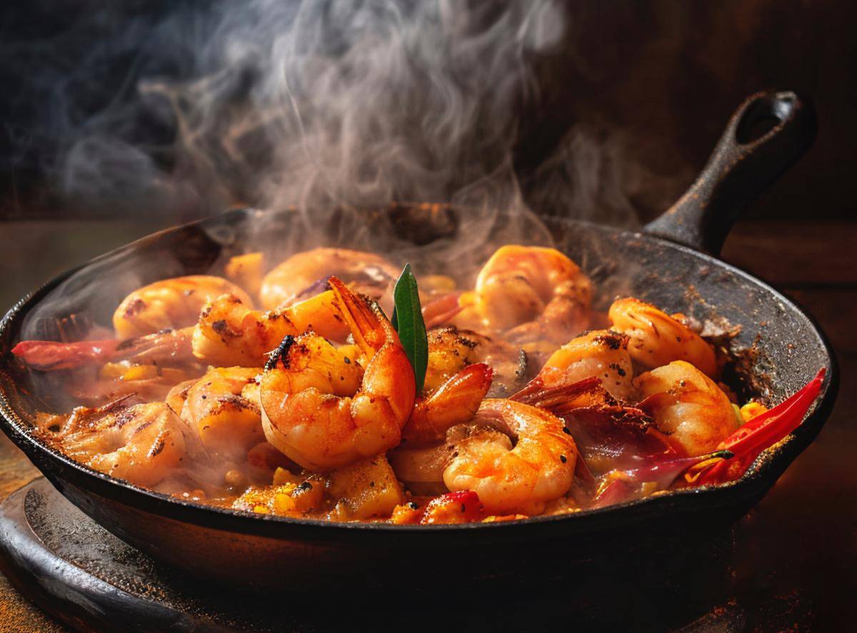 ilustrasi masak udang (freepik.com/freepik)