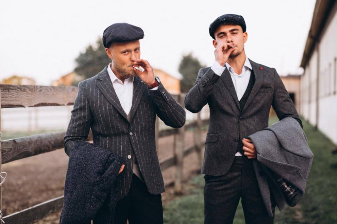 ilustrasi fashion vintage pria (freepik.com/senivpetro)