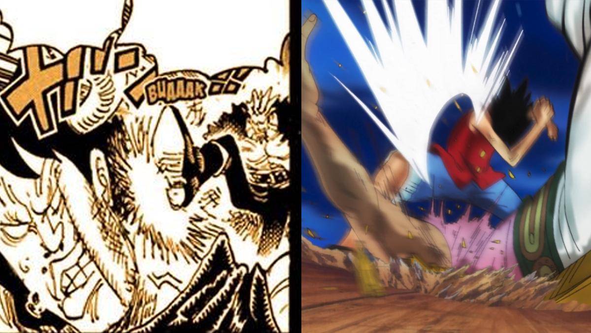 Luffy dan Rocks menghajar orang yang merendahkan teman mereka - One Piece