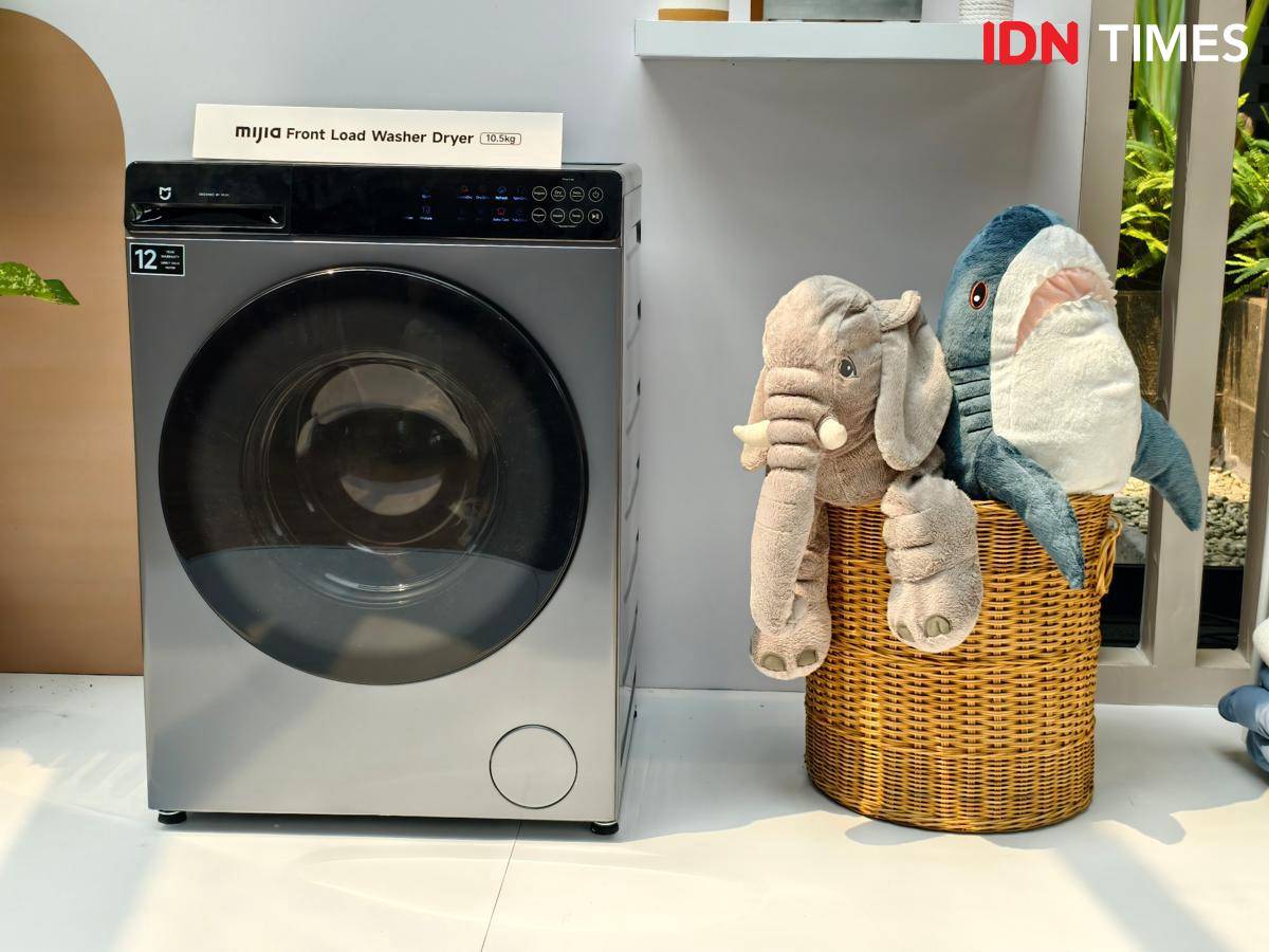 Mijia Front Load Washer Dryer 10,5kg (IDN Times/Fatkhur Rozi)