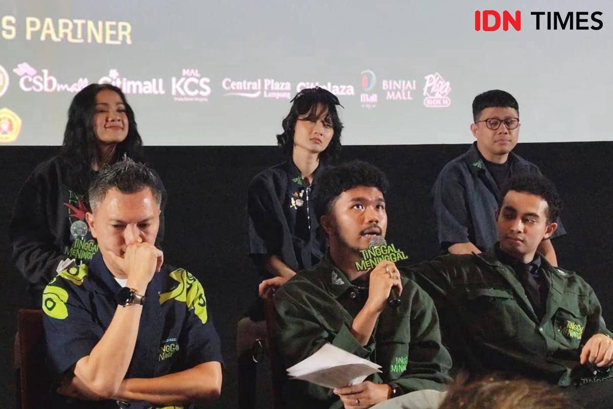 Press screening & press conference film "Tinggal Meninggal" di XXI Epicentrum, Jakarta, Rabu (6/8/2025)