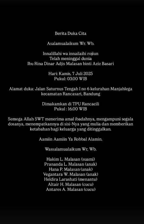 Kenangan Hana Malasan dan Ibunda (Instagram.com/hanamalasan)