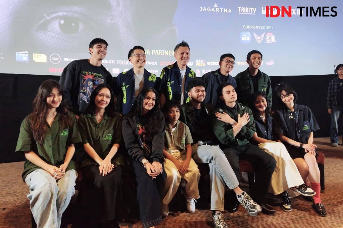 Press screening & press conference film "Tinggal Meninggal" di XXI Epicentrum, Jakarta, Rabu (6/8/2025)