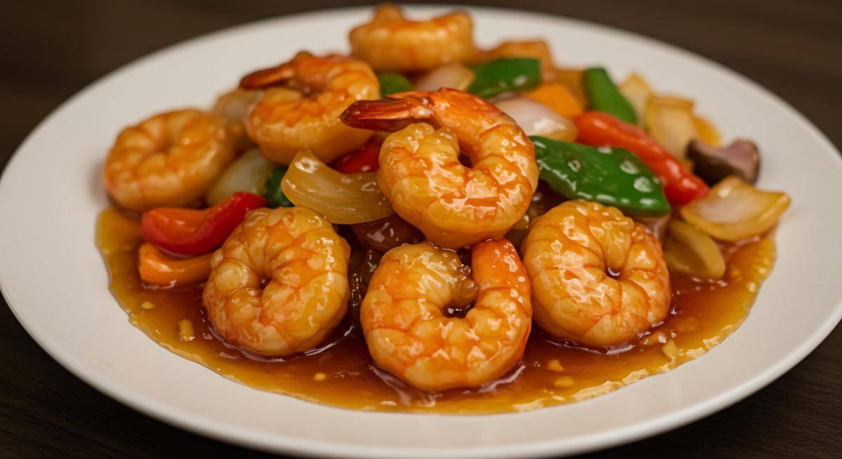 ilustrasi udang asam manis (vecteezy.com/duong thi hai yen)