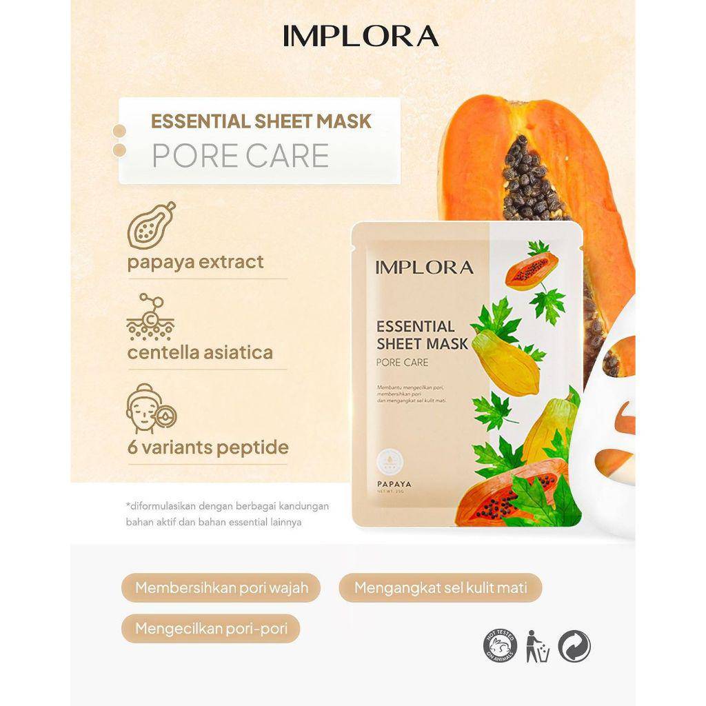 Implora Essential Sheet Mask Pore Care (enviostore.com)