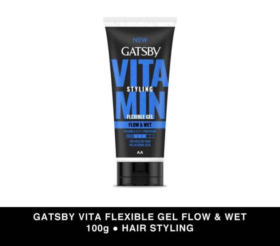 Gatsby Vita Flexible Gel Flow & Wet (blibli.com/Gladstone)