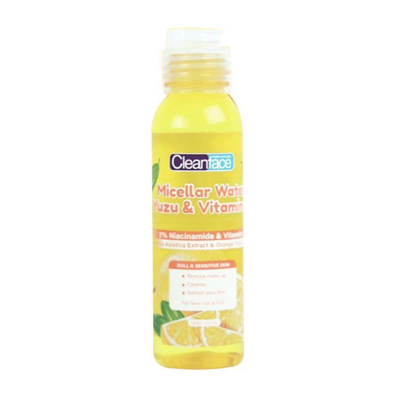 Clean Face Micellar Water Yuzu & Vitamin C (femaledaily.com)