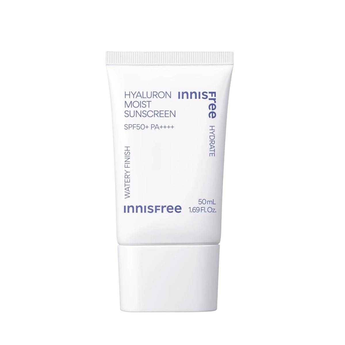 Innisfree Hyaluronic Moist Sunscreen SPF50+ PA++++ (innisfree.com) 