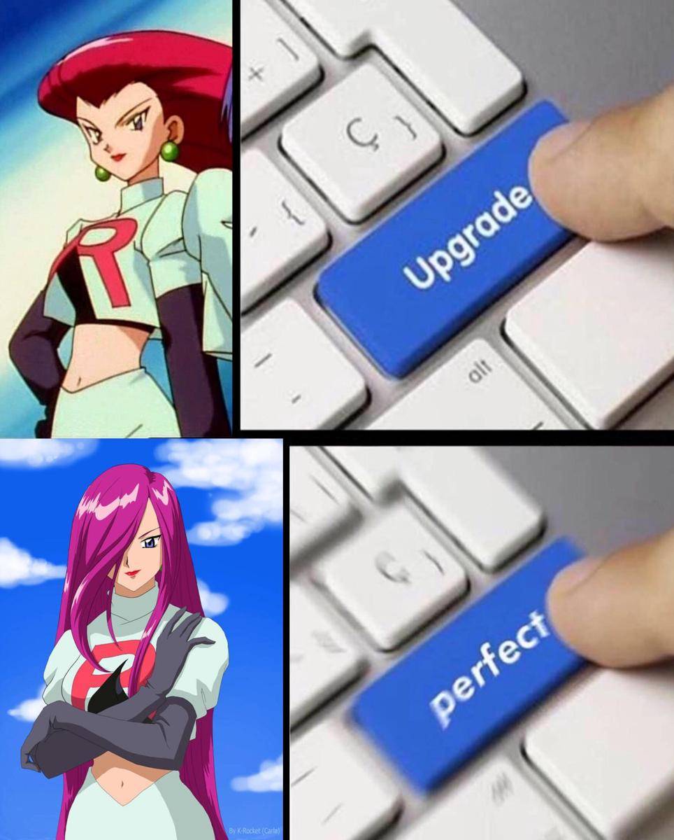 meme gaya rambut anime