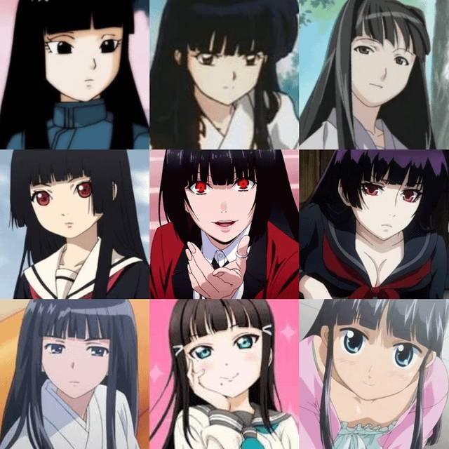 meme gaya rambut anime