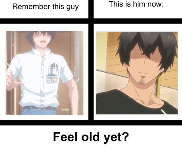 meme gaya rambut anime