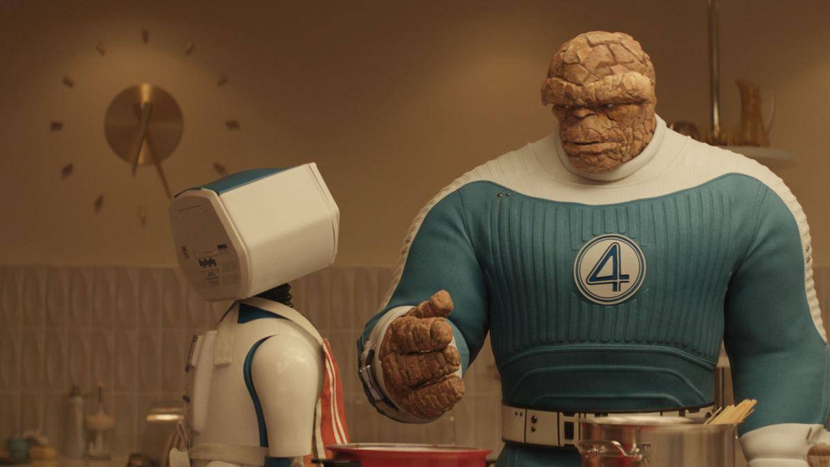 cuplikan film The Fantastic Four: First Steps