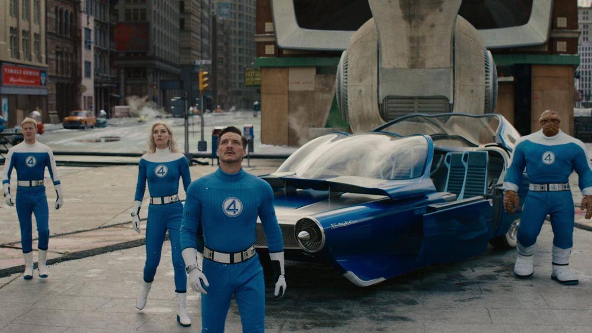 cuplikan film The Fantastic Four: First Steps
