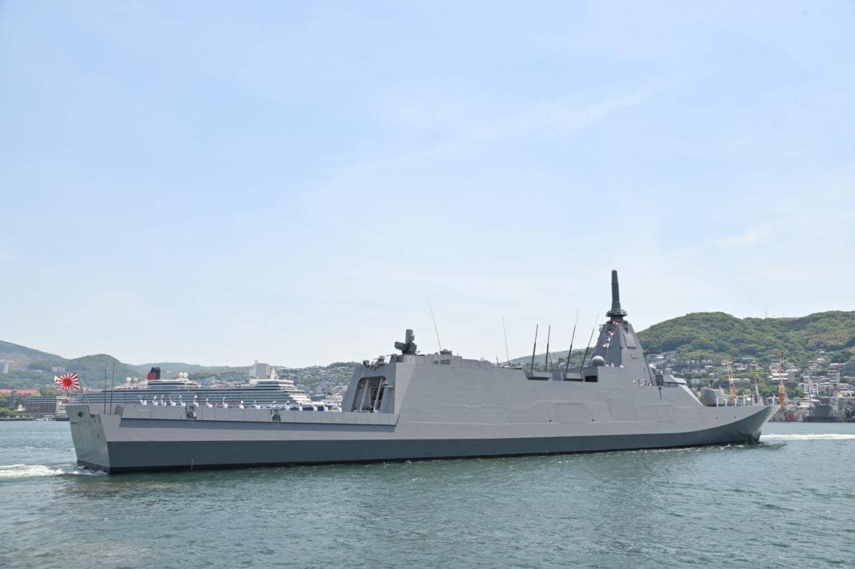 Potret FFM Yahagi Jepang, kapal kelas Mogami ke-5. (x.com/jmsdf_pao_eng)