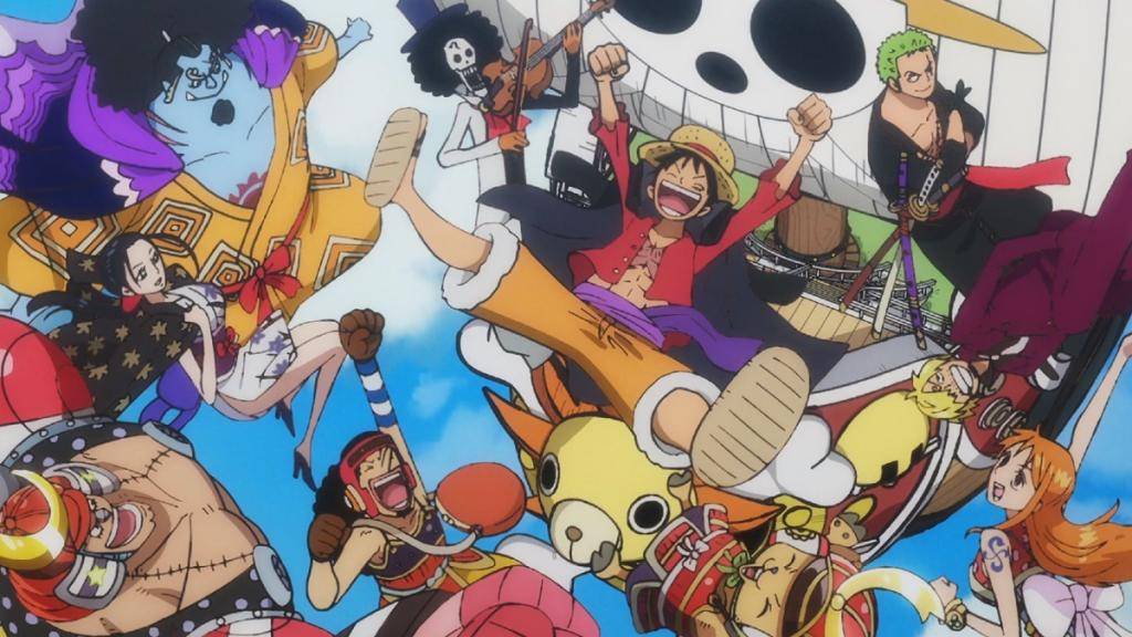 Kru Topi Jerami dalam anime One Piece 