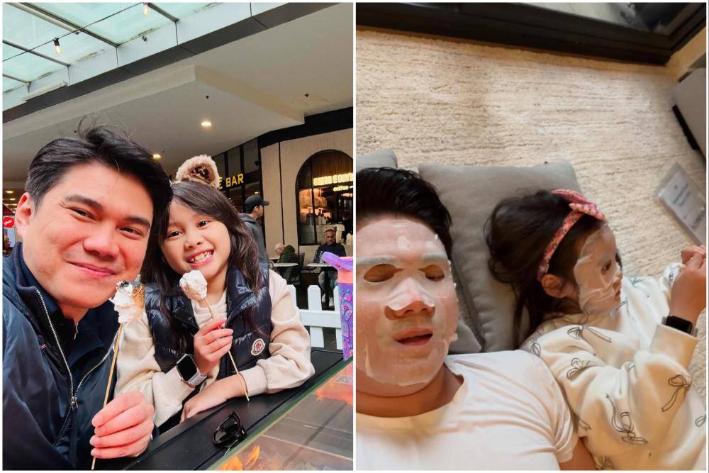 potret Vicky Kharisma dan buah hati