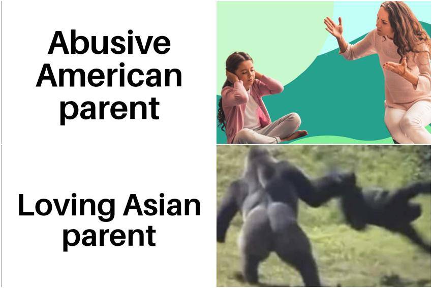 meme orangtua Asia