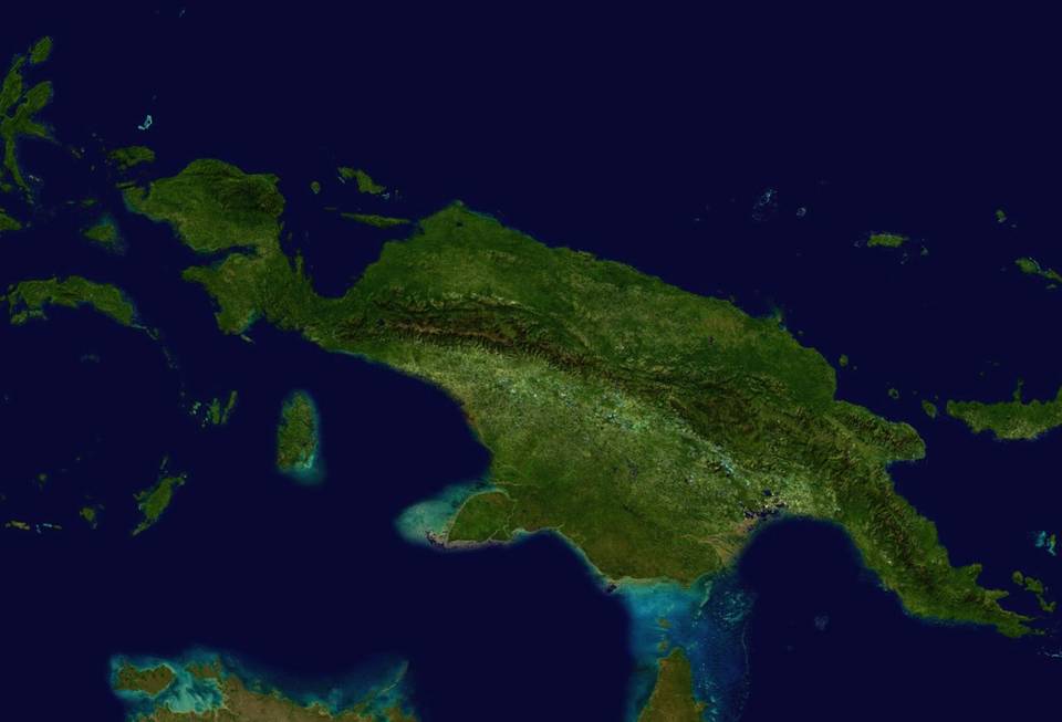 potret Pulau New Guinea (Commons.wikimedia.org/NASA)
